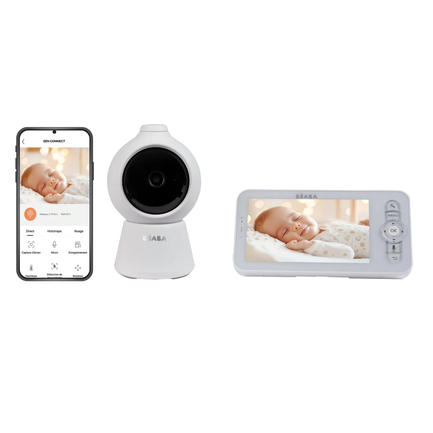 Ecoute bébé Vidéo Zen Smart AI