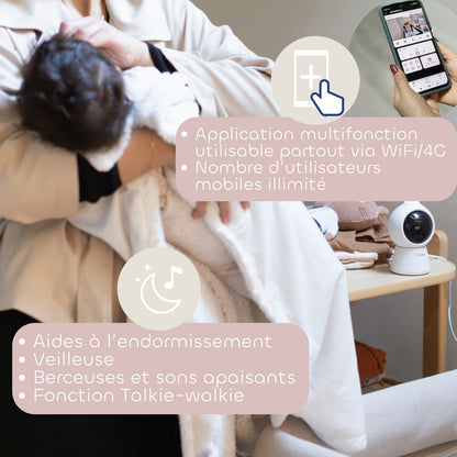 Ecoute bébé Vidéo Zen Smart AI