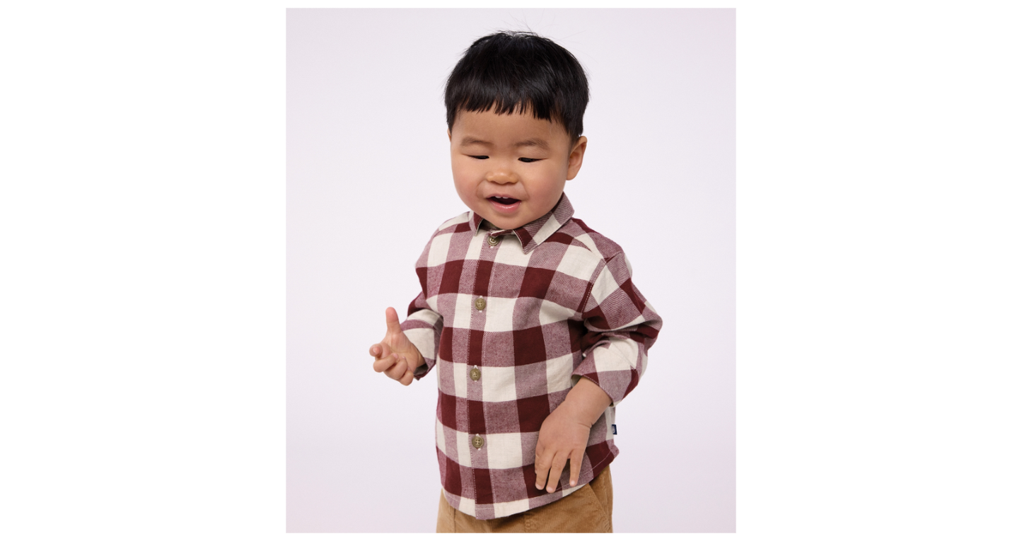 Chemise bébé à manches longues