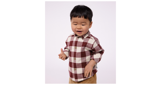 Chemise bébé à manches longues