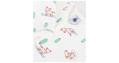 Pyjama bébé en molleton imprimé
