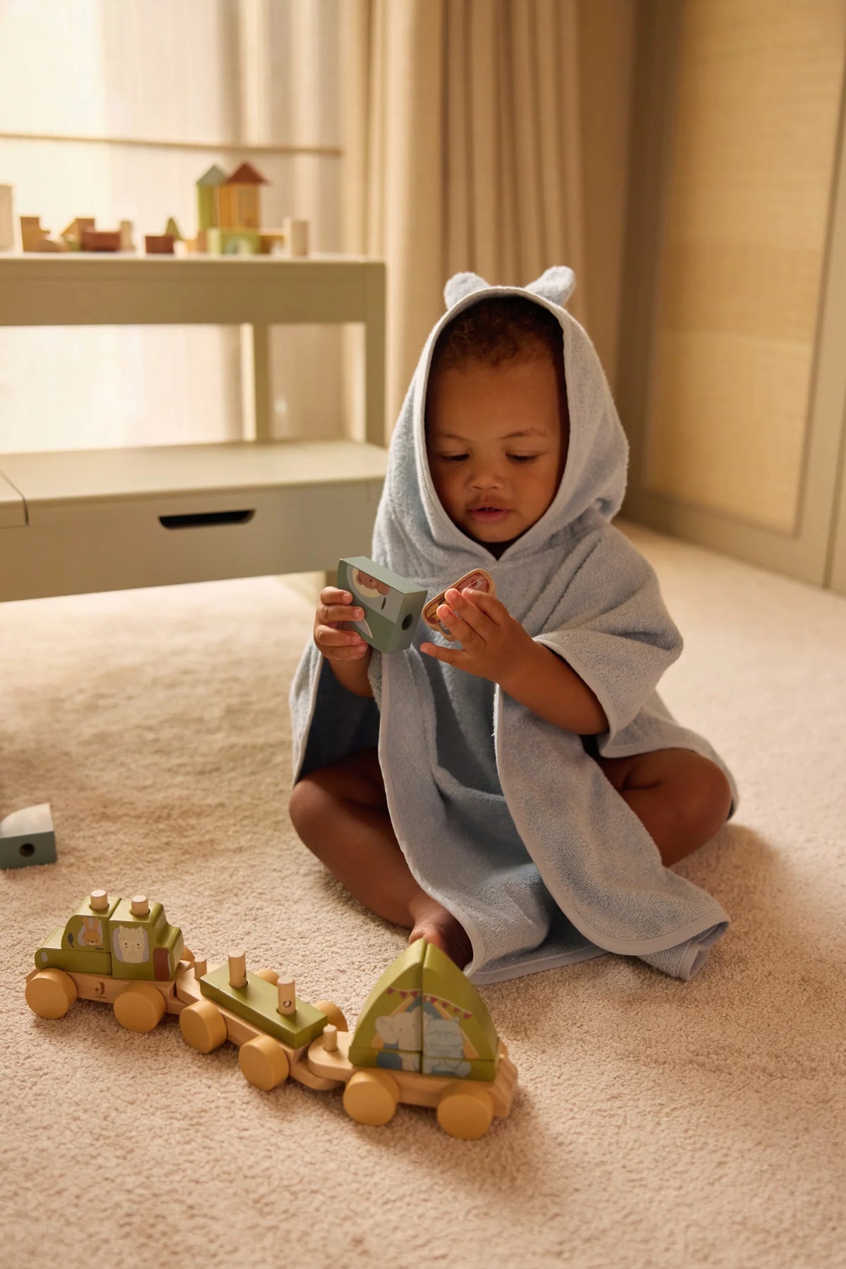 Poncho de bain Éponge