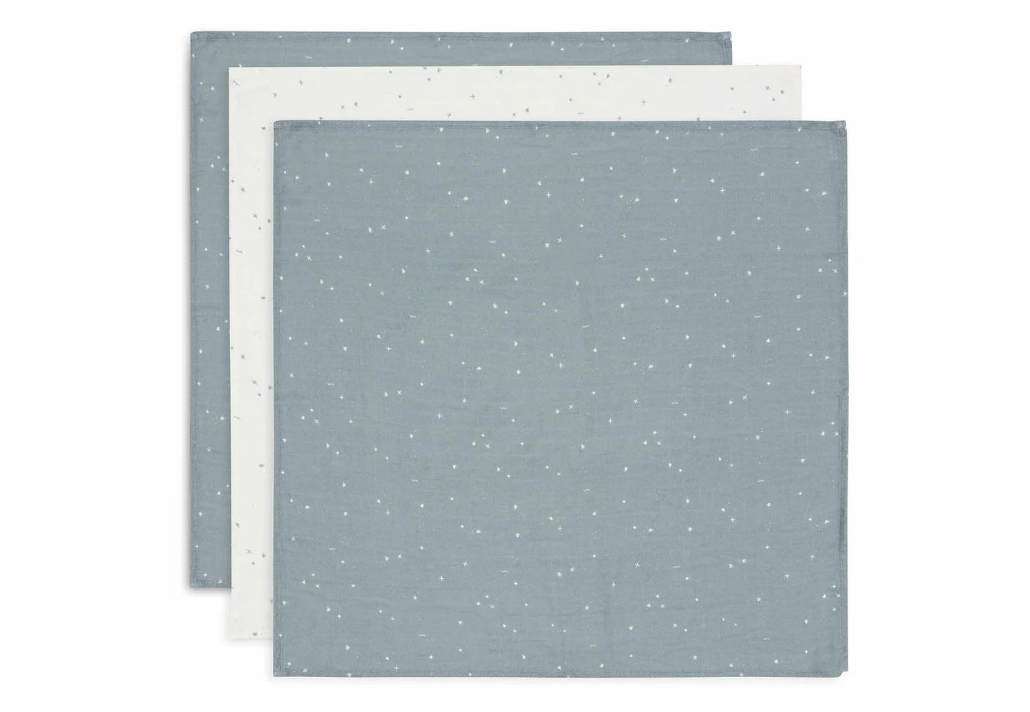 Lot de 3 langes en Gaze de coton 70x70 cm