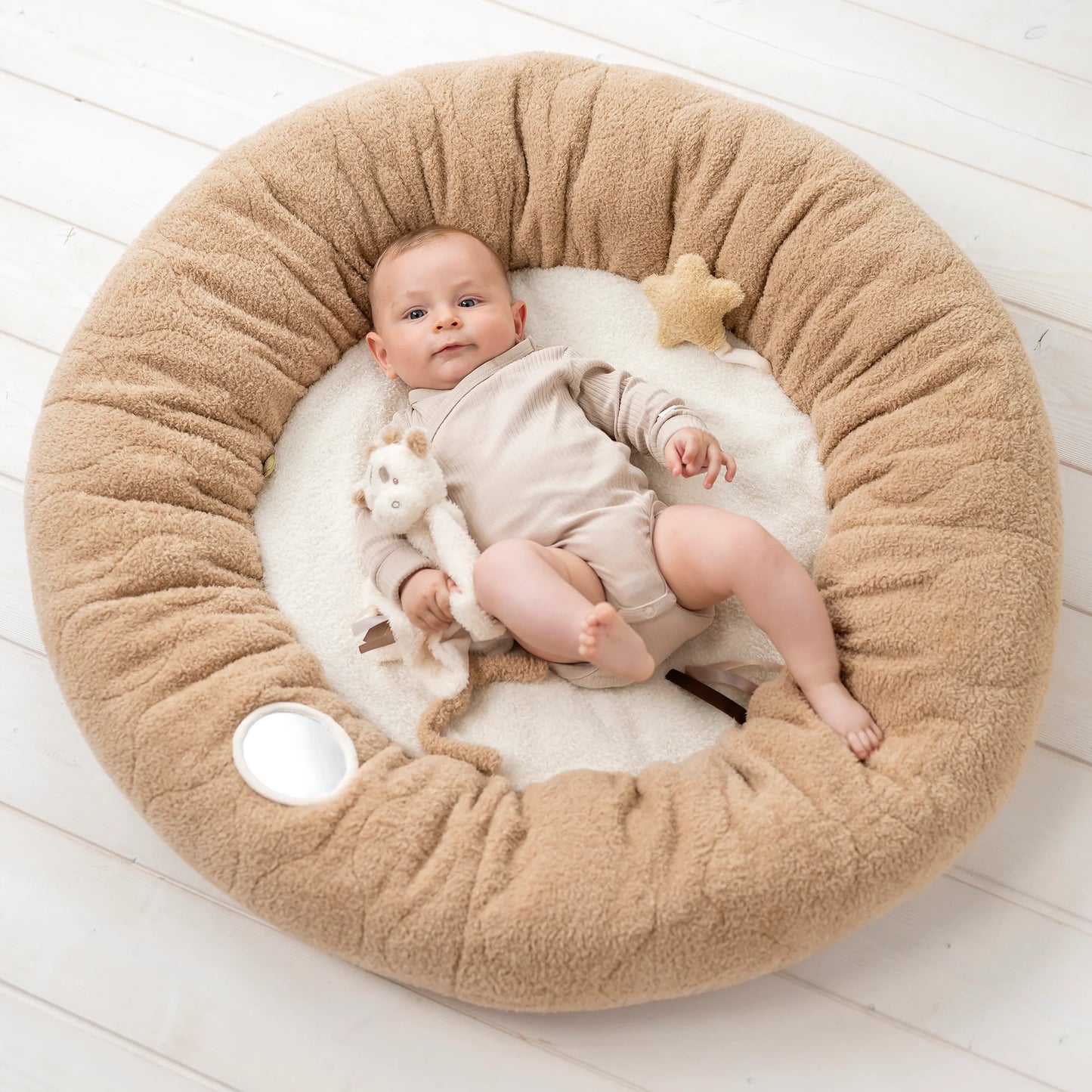 TEDDY tapis d'éveil rond avec arche