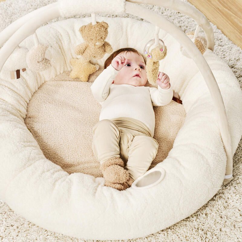 TEDDY tapis d'éveil rond avec arche