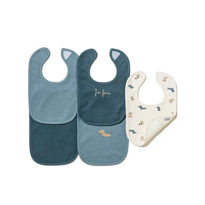 Lot 5 Bavoirs bébé Naissance
