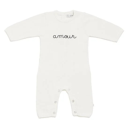 Combinaison longue en tricot sans pied