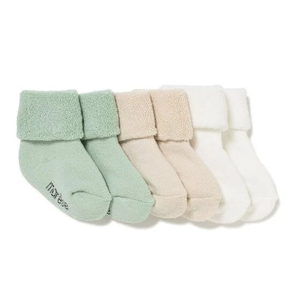 Lot de 3 paires de chaussettes bébé en bouclette