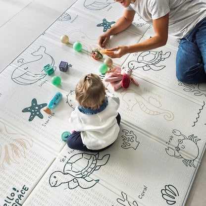 Tapis mousse XXL Animaux marins 150 x 200 cm