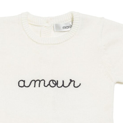 Combinaison longue en tricot sans pied