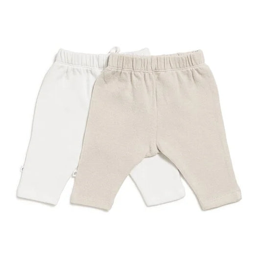 Lot de 2 joggings bébé en molleton