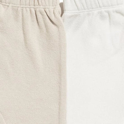 Lot de 2 joggings bébé en molleton