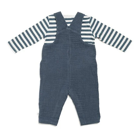 Ensemble salopette bébé + haut