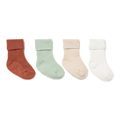 Lot de 4 paires de chaussettes bébé