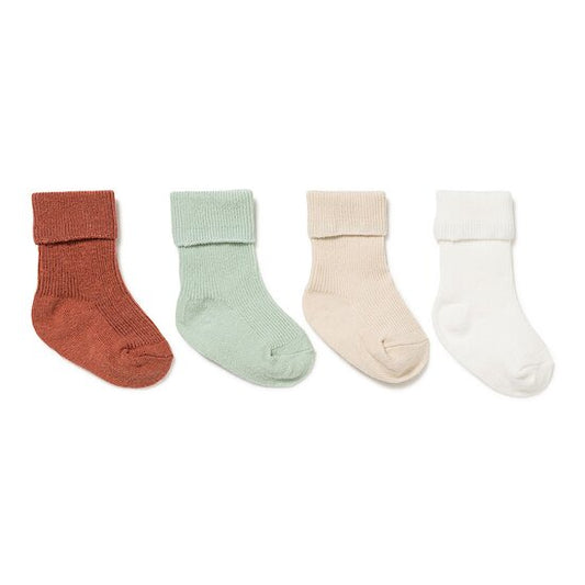 Lot de 4 paires de chaussettes bébé