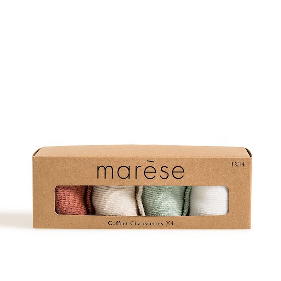 Lot de 4 paires de chaussettes bébé