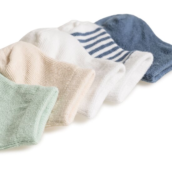 Lot de 5 paires de chaussettes bébé