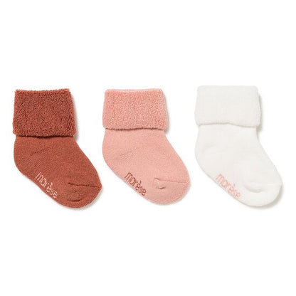 Lot de 3 paires de chaussettes bébé en bouclette