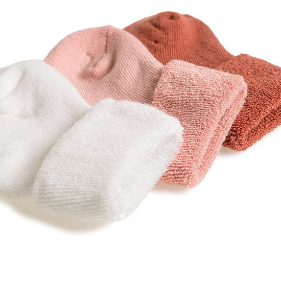 Lot de 3 paires de chaussettes bébé en bouclette