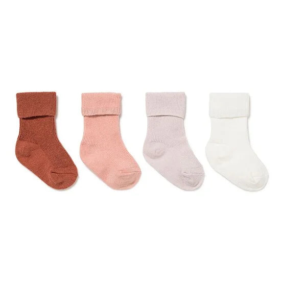 Lot de 4 paires de chaussettes bébé