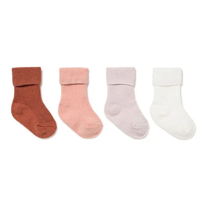 Lot de 4 paires de chaussettes bébé