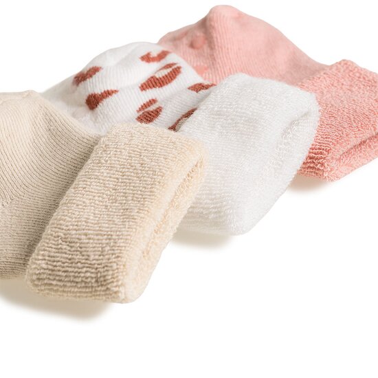 Lot de 3 chaussettes bébé anti-dérapantes