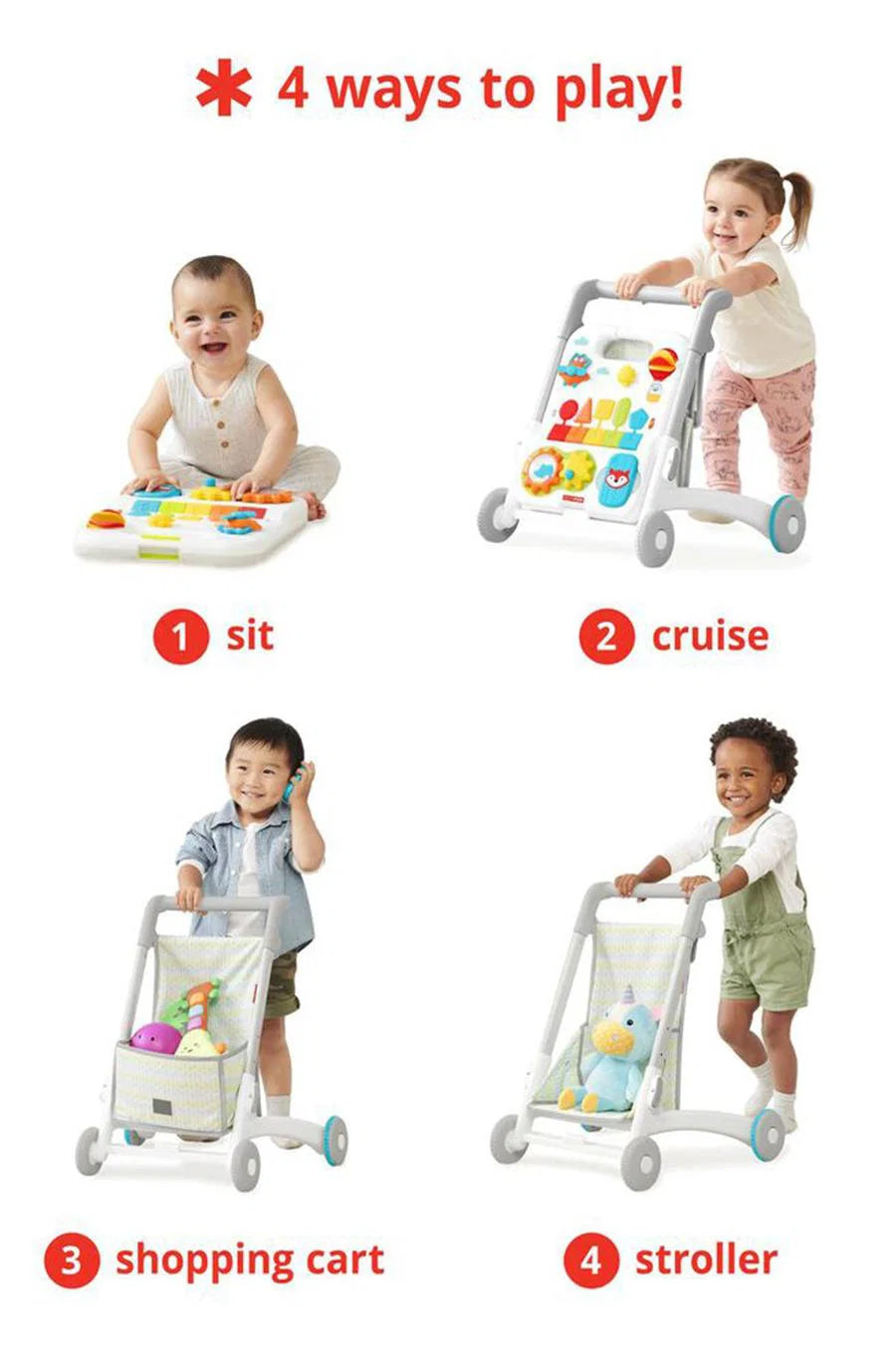 Trotteur Activity walker 4 en 1