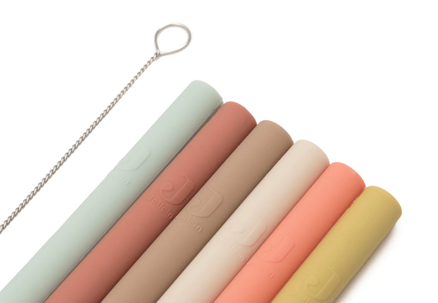 Pailles en silicone - 6 unités