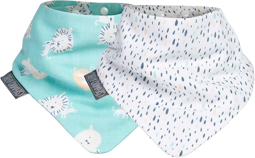 Lot 2 bavoirs bandana