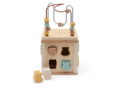 Cube d'activités en bois