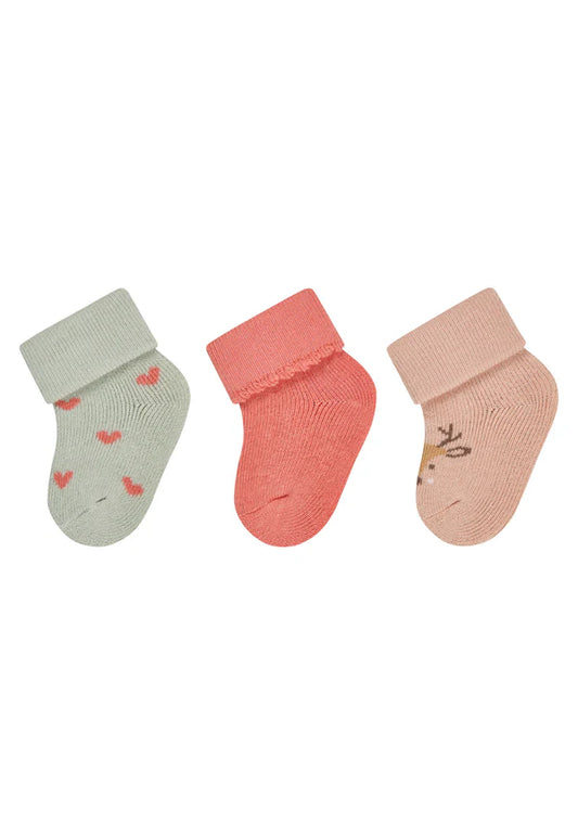 Lot de 3 paires de chaussettes nouveau né