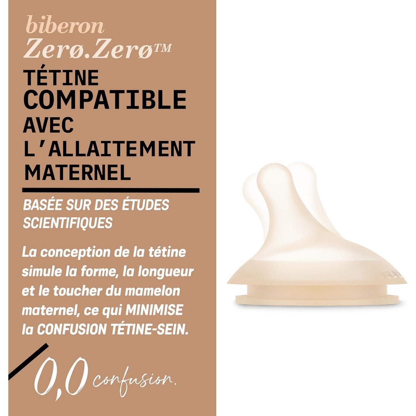 Biberon Anti-Colique Zéro.Zéro 120 ml