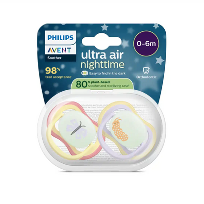 Lot de 2 sucettes Ultra Air Nuit Aléatoire