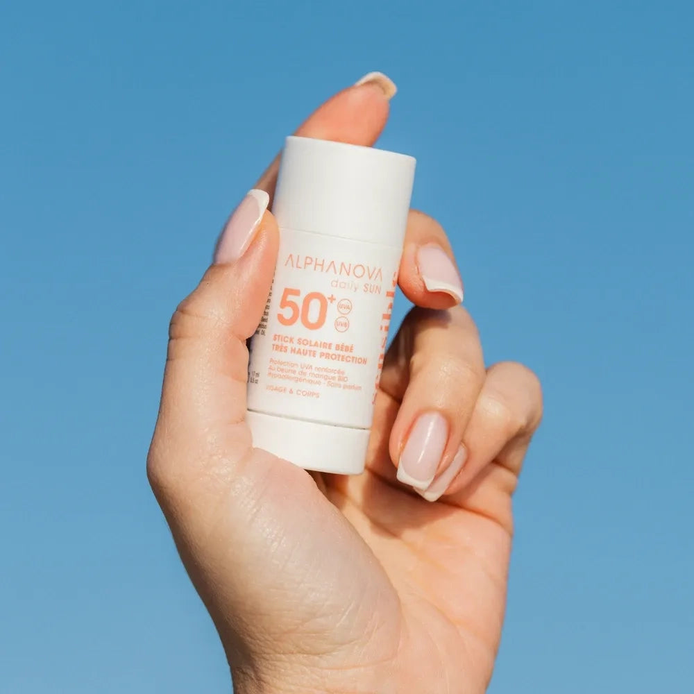 Stick Solaire Bébé SPF50+ Visage & Corps Très Haute Protection - 17ml