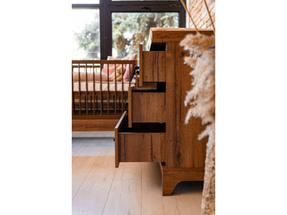 Nest Walnut - Commode avec plan à langer