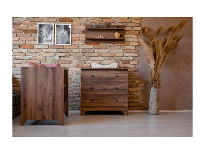 Nest Walnut - Commode avec plan à langer
