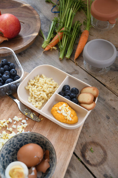 Assiette compartimentée silicone