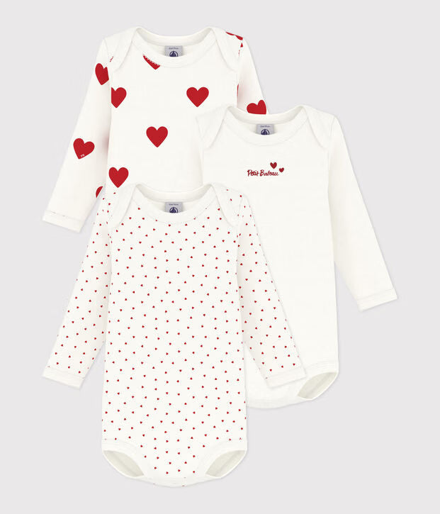 Lot de 3 bodies manches longues