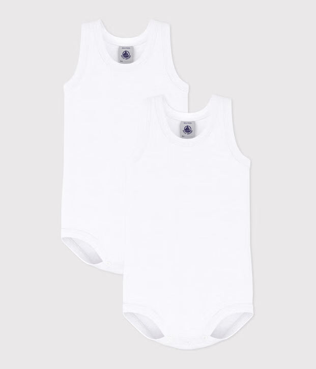 Lot de 2 bodies sans manches