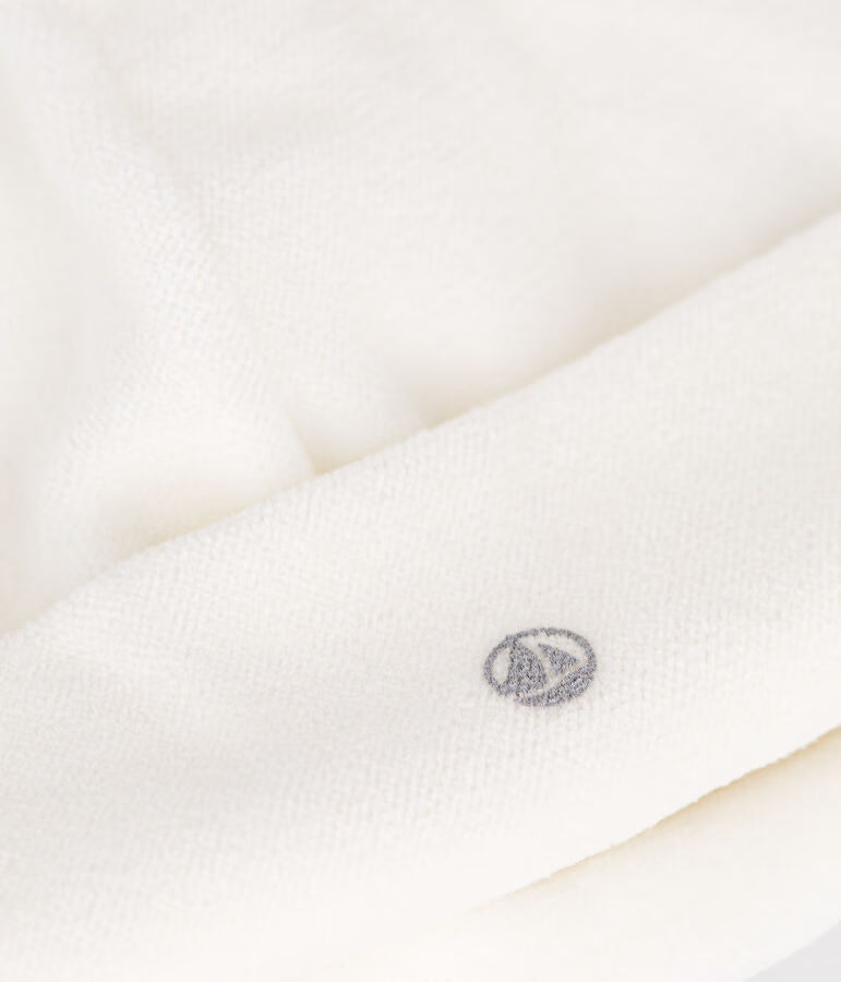 Bonnet naissance en velours