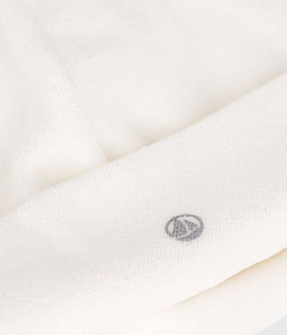 Bonnet naissance en velours
