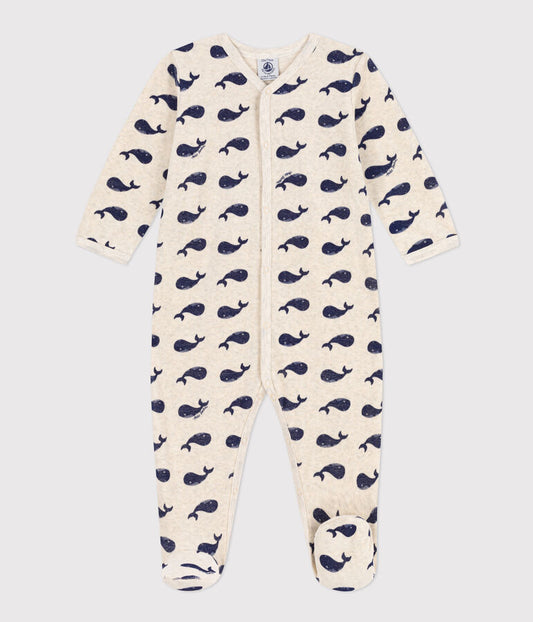 Pyjama bébé en velours