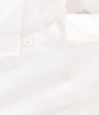 Chemise bébé en coton à volume droit