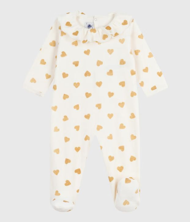 Pyjama velours avec motif
