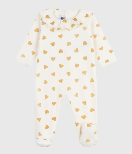 Pyjama velours avec motif