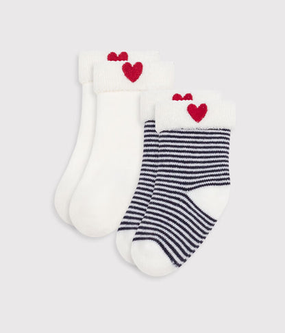Lot 2 paires de chaussettes naissance