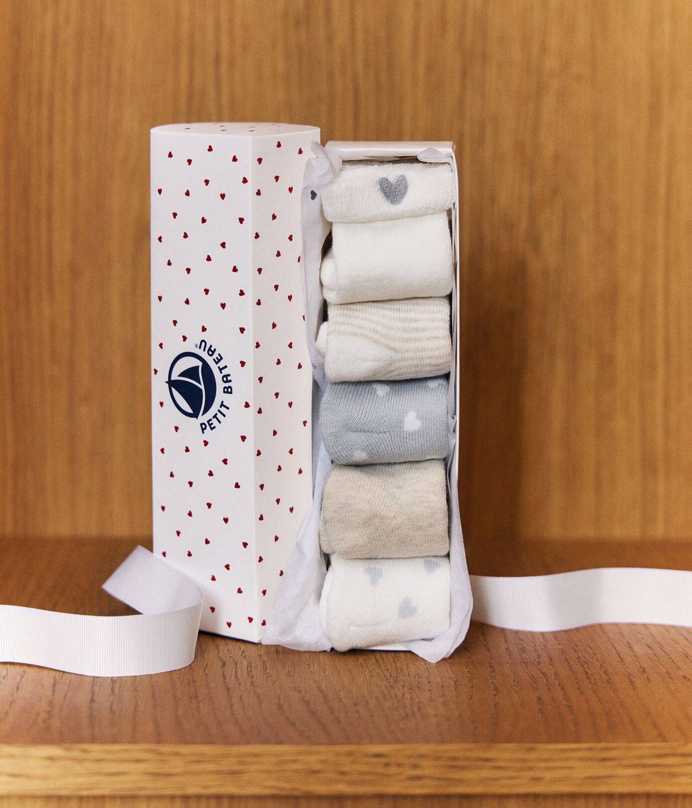 Lot de 5 paires de chaussettes naissance en coton