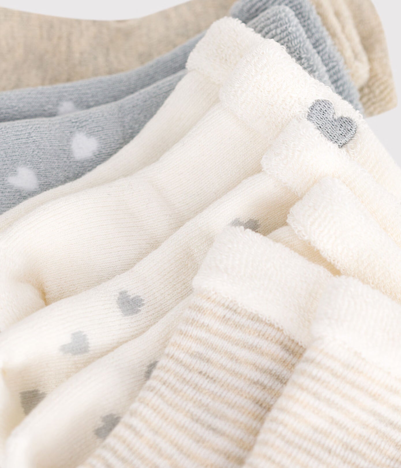 Lot de 5 paires de chaussettes naissance en coton