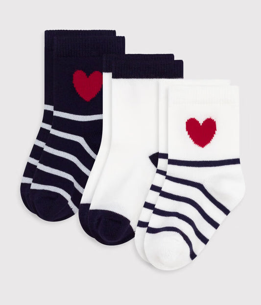 Lot de 3 paires de chaussettes bébé