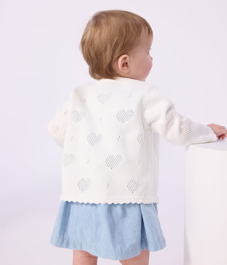 Cardigan coeurs